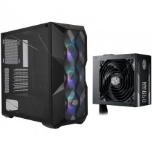Cooler Master Pack TD500 Mesh Black ARGB Cristal Templado USB 3.2 + MWE Gold 650 650W 80 Plus Gold en PcComponentes
