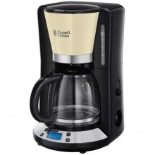 Russel Hobbs Colours Plus+ Classic Cream Cafeteira Elétrica 1.25L 1100W en PcComponentes