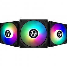 Lian-Li ST120 Pack 3 Ventiladores Suplementarios 120mm Negros en PcComponentes