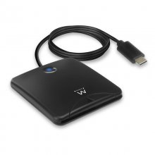 Ewent EW1055 Lector de Identificación de Tarjetas Inteligentes USB-C en PcComponentes