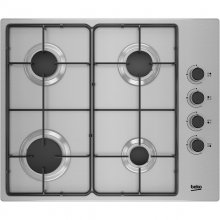 Beko HIGG 64103 SXN Placa de Gas Natural 4 Zonas Acero Inoxidable