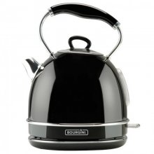 Bourgini Classic Nostalgic Deluxe Hervidor de Agua 1.7L 2200W Negro en PcComponentes