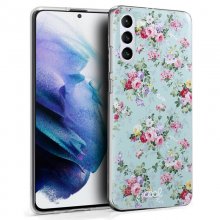 Cool Funda Silicona Dibujos Flores para Samsung Galaxy S21 Plus en PcComponentes