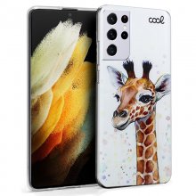 Cool Funda Silicona Dibujos Jirafa para Samsung Galaxy S21 Ultra en PcComponentes