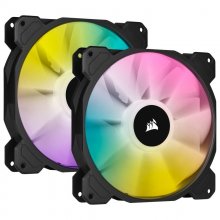 Corsair iCUE SP140 RGB ELITE Performance 140mm PWM Dual Fan Kit iCUE Lighting Node CORE en PcComponentes