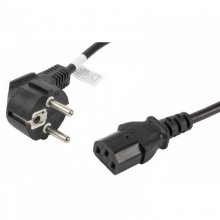 Lanberg Cable de Extensión CEE 7/7 a IEC 320 C13 Macho/Hembra 1.8m VDE Negro en PcComponentes