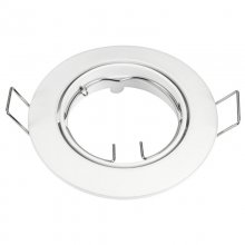 V-Tac Aro Empotrable Ancho para Bombillas GU10 82x25mm Blanco en PcComponentes
