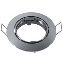 V-Tac Aro Empotrable Ancho para Bombillas GU10 82x25mm Cromo en PcComponentes