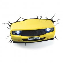 3DLightFX 14207F Luz Quitamiedos 3D Deco Coche Amarillo en PcComponentes