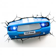 3DLightFX 14208F Luz Quitamiedos 3D Deco Coche Azul en PcComponentes