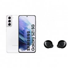 Samsung Galaxy S21 5G 256GB Blanco + Galaxy Buds+ Negro en PcComponentes