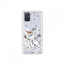 Funda Oficial de Disney Frozen Olaf Transparente para Samsung Galaxy A71