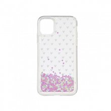 Funda Líquida Corazones Rosas para iPhone 11 Pro
