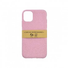 Funda Biodegradable Rosa para iPhone 11 Pro