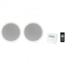 Fonestar KS-06 Amplificador de Pared + Pareja Altavoces de Techo Blancos en PcComponentes