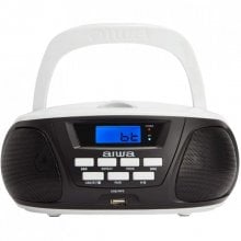 Aiwa BoomBox BBTU-300 Radio CD Bluetooth Infantil Negro en PcComponentes