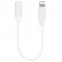 Vivanco Adaptador de Audio Lightning Macho a Jack 3.5mm Hembra 10cm Blanco en PcComponentes