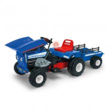 Injusa Tractor Dump Coche Eléctrico 12V Azul en PcComponentes