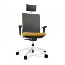 Actiu Stay Golden Marble Silla de Oficina con Cabezal Mostaza en PcComponentes