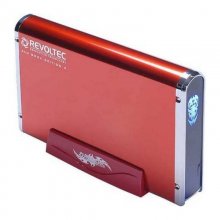 Revoltec AluBook 2 Carcasa Disco Duro 3.5" SATA a USB 2.0 Roja en PcComponentes