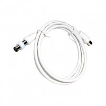 Maurer Cable Coaxial Extensor Macho/Hembra 2m Blanco