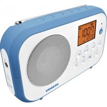 Sangean PR-D12BT Radio Digital Portátil Bluetooth Blanco/Azul en PcComponentes