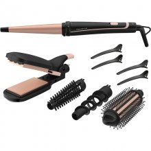 Rowenta Multistyler Infinitos Looks 14 en 1 Rizador de Pelo Negro/Rosa en PcComponentes