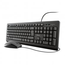 Trust TKM-250 Pack Ratón y Teclado Negros Layout Internacional en PcComponentes
