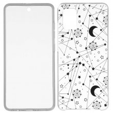 Funda Silicona con Tapa Constelación Negra para Samsung Galaxy A51 en PcComponentes
