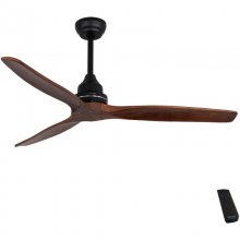 Cecotec EnergySilence Aero 580 Ventilador de Techo con Mando 70W Negro/Madera en PcComponentes