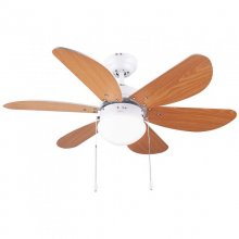 Cecotec EnergySilence Aero 360 Ventilador de Techo con Luz Aspas Reversibles 50W Madera/Blanco en PcComponentes