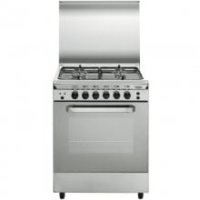 Vitrokitchen UN55IN Cocina de Gas Natural 4 Zonas + Horno Acero Inoxidable en PcComponentes