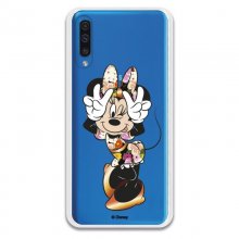 Funda Oficial de Disney Minnie Posando Clásicos Disney para Samsung Galaxy A50 en PcComponentes