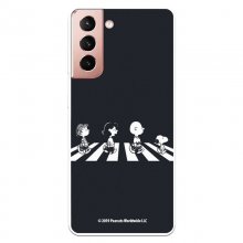 Funda Oficial de Peanuts Personajes Beatles Snoopy para Samsung Galaxy S21 en PcComponentes