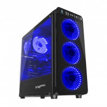 Genesis Irid 300 LED Azul Cristal Templado USB 3.0 en PcComponentes