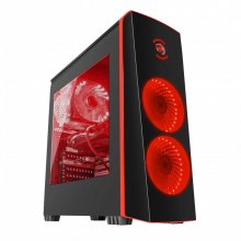 Genesis Titan 700 Rojo USB 3.0 con Ventana en PcComponentes