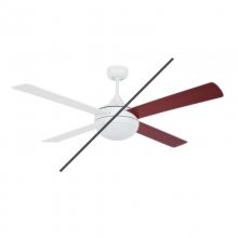 Sulion Baloo+ Ventilador de Techo con Luz LED y Mando Aspas Reversibles 65W Blanco/Pino Oscuro en PcComponentes