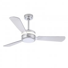 Mimax Garbi Ventilador de Techo con Luz LED y Mando 30W Cromado en PcComponentes
