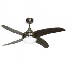 Fabrilamp Osiris Ventilador de Techo con Luz y Mando 15.5W Wengue