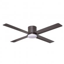 Fabrilamp Kona Ventilador de Techo con Luz LED y Mando 28W Marrón