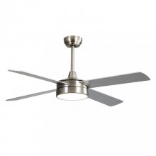 Fabrilamp Nevery Ventilador de Techo con Luz LED y Mando Aspas Reversibles 65W Haya/Plata en PcComponentes