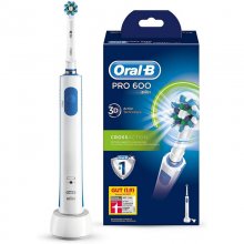 Oral-B Pro 600 Crossaction Cepillo Eléctrico Recargable Azul en PcComponentes