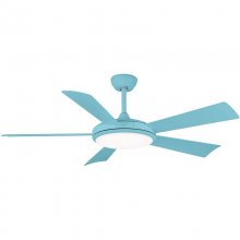 Sulion Bernat Ventilador de Techo WiFi con Luz y Mando 38W Azul en PcComponentes