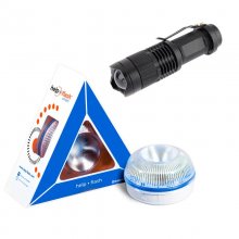 Help Flash Smart Dispositivo de Señalización Inteligente V16 Homologado DGT + Linterna LED Superbright