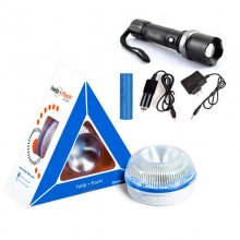 Help Flash Smart Dispositivo de Señalización Inteligente V16 Homologado DGT + Linterna LED 3W