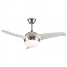 Tegaluxe Albaicin Ventilador de Techo con Luz y Mando 58W Níquel en PcComponentes