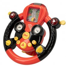 Motor Town Volante de Actividades Infantiles Rojo/Negro