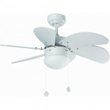Faro Palao Ventilador de Techo con Luz 46W Blanco
