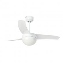 Faro Easy Ventilador de Techo con Luz y Mando 68.1W Blanco en PcComponentes