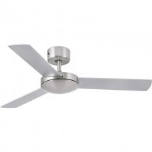 Faro Mini Mallorca Ventilador de Techo con Mando Aspas Reversibles 41W Níquel